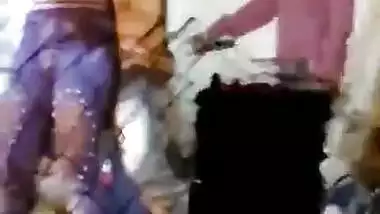 Sexy girl nude boobs press on stage on song tip tip barsa pani