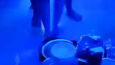 Nude dance of the crazy couples in the foursome