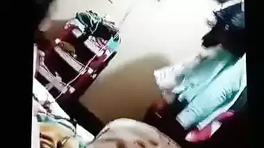 Housewife POV blowjob to husband with boobs show