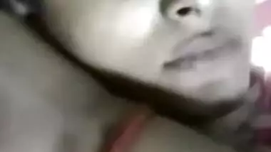 Desi Beautiful Girl Showing Her Boob on Imo video call-2