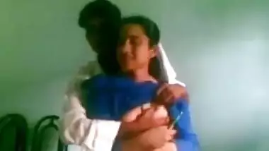 Sexy Muslim school girl having fun with her lover