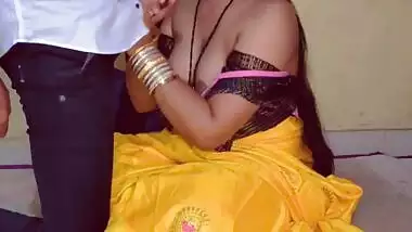 Indian Stepmom got anniversary gift by stepson