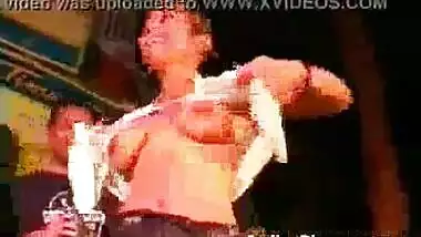 NRI Girl Showing Boobs On Stage