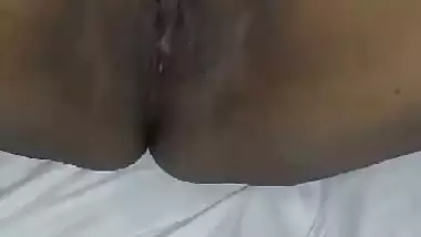 Horny girl naked sucking dick of lover in hotel room