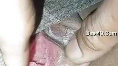 Today Exclusive- Desi Sleeping Wife Boobs And Pussy Video Record By Hubby