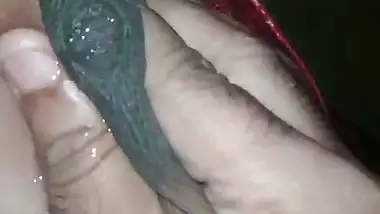 Huge milking boob wife lactating with hubby pressing nipple